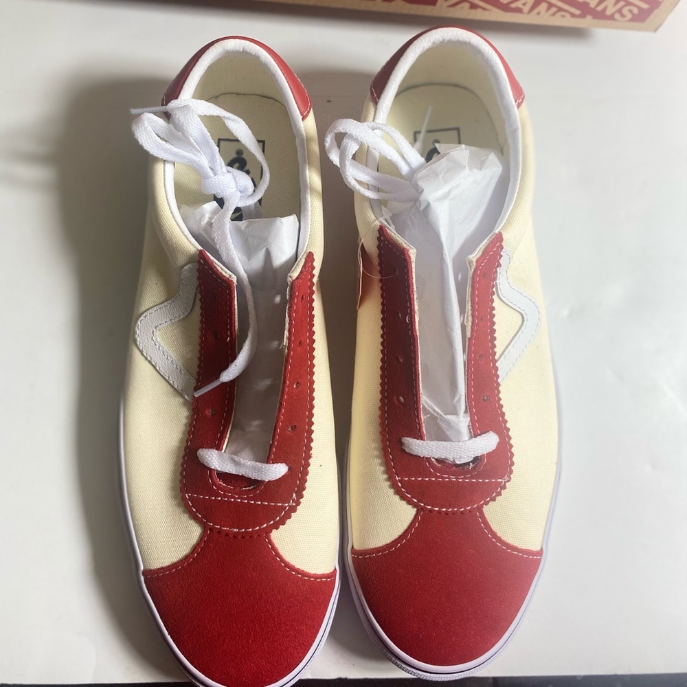 Vans Sports Racing Red Vans NWT Size 11
